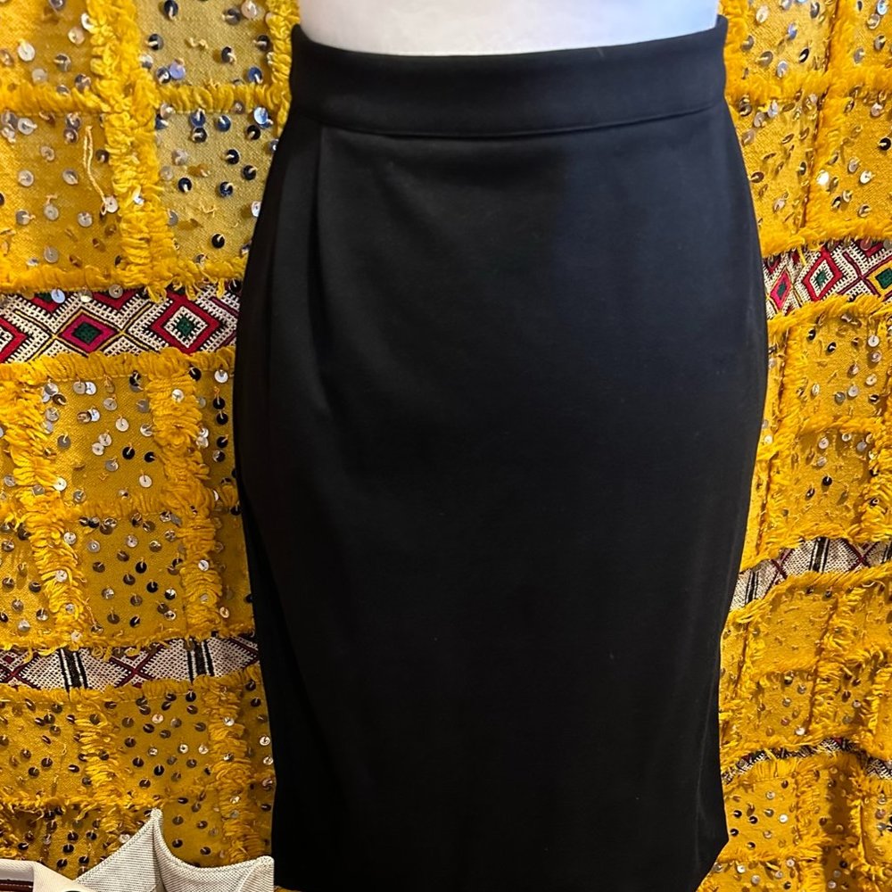 JCrew Black Size 10 Wool Blend Skirt